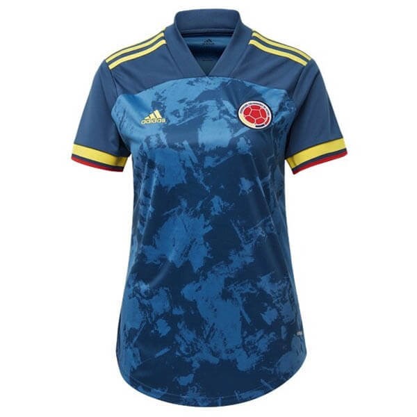 Camiseta Colombia Replica Segunda Ropa Mujer 2020 Azul